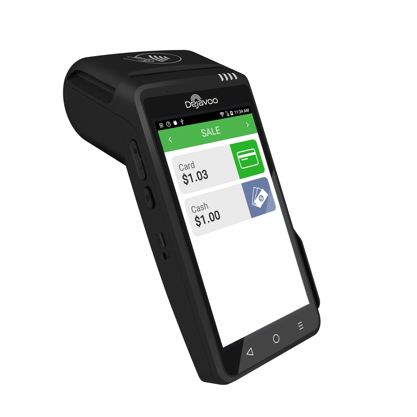 Dejavoo QD2 Mobile Wireless Android Bluetooth, WiFi and 4G Terminal - (New)